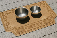 Drool Hog Scroll Personalized Placemat