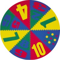Diameter Hop-A-Round Hopscotch & Tic-Tac-Toe Mat Set