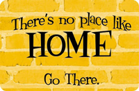 Funny Go Home Welcome Mat