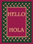 Bilingual Greeting 3' x 4' Classic Mat