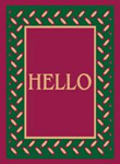 Greeting Classic Impressions Mat