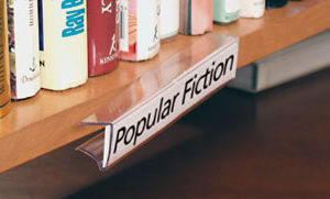 Clip On Shelf Label Holders