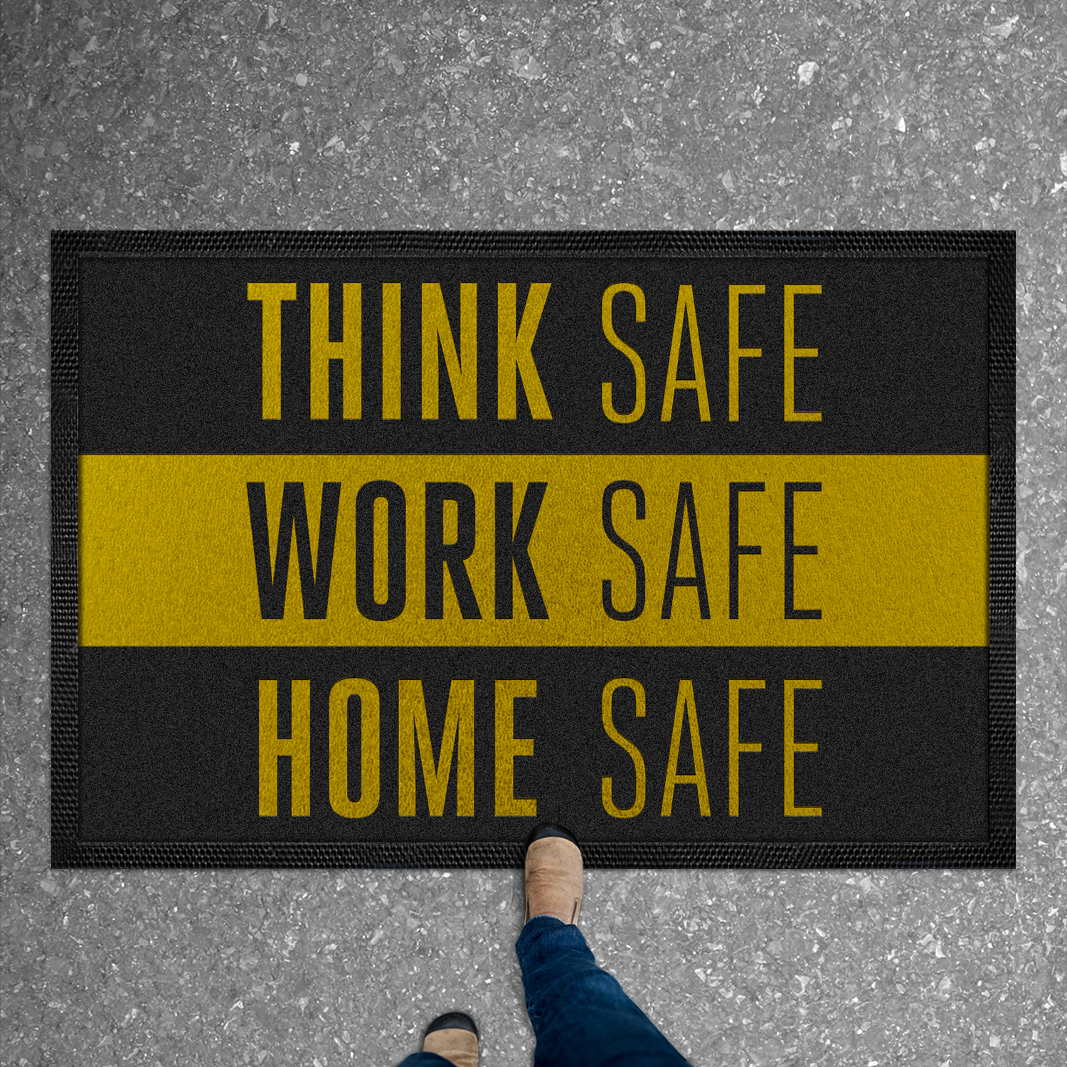 Keep Aisles Clear - Safety Message Mat Signs