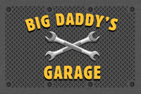 Big Daddy's Garage Welcome Mat
