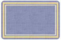 Texture Weave Blue Mat