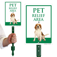 Pet Relief Area Sign